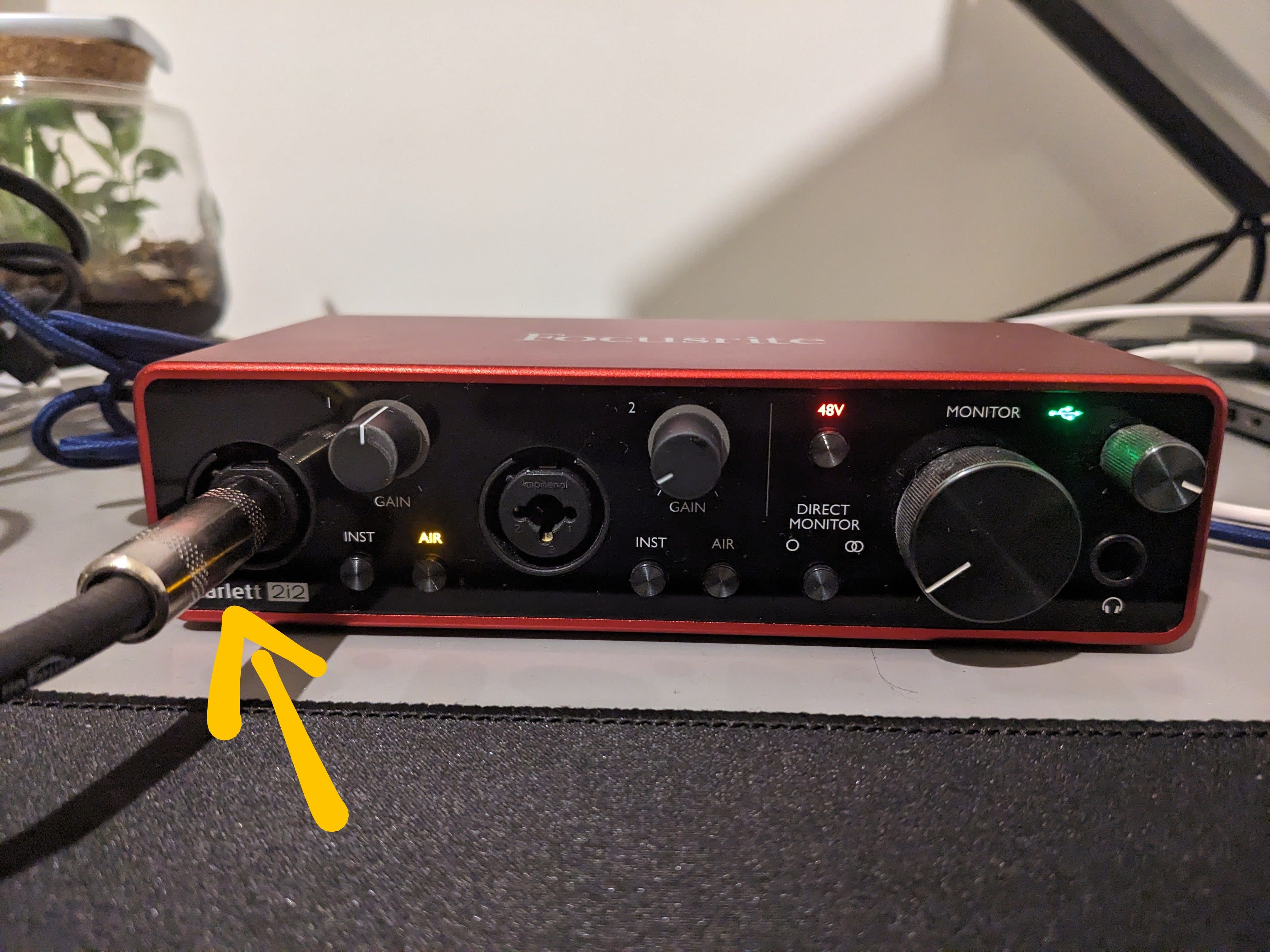 Scarlet 2i2 audio interface